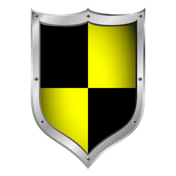 Escudo medieval — Vector de stock
