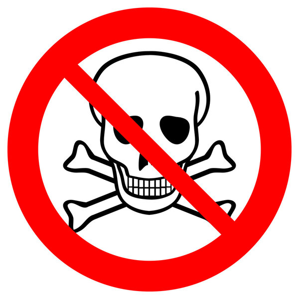 No chemical weapons sign