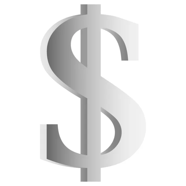 Icono del dólar — Vector de stock