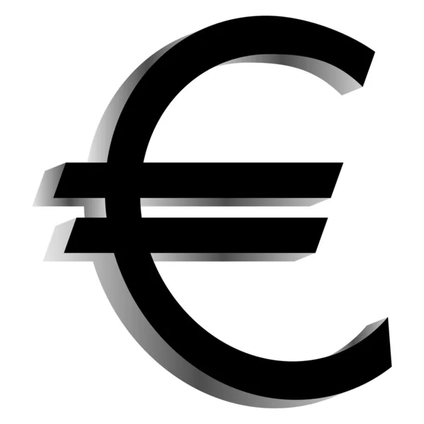 Ikona euro — Stockový vektor