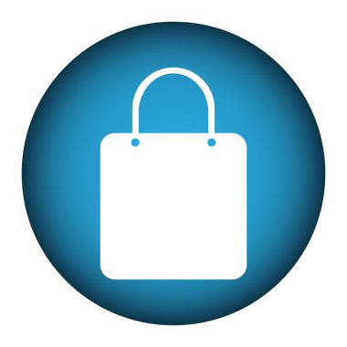 alışveriş çantası düğmesi