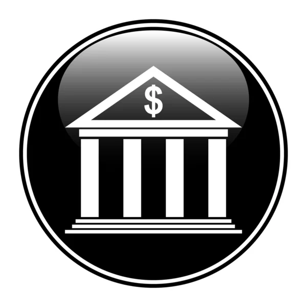 Bankovní tlačítko — Stockový vektor