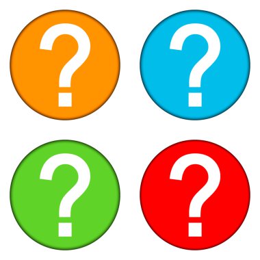 soru düğme kümesi