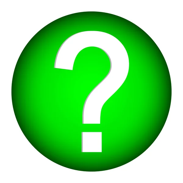 Question button — Stock Vector