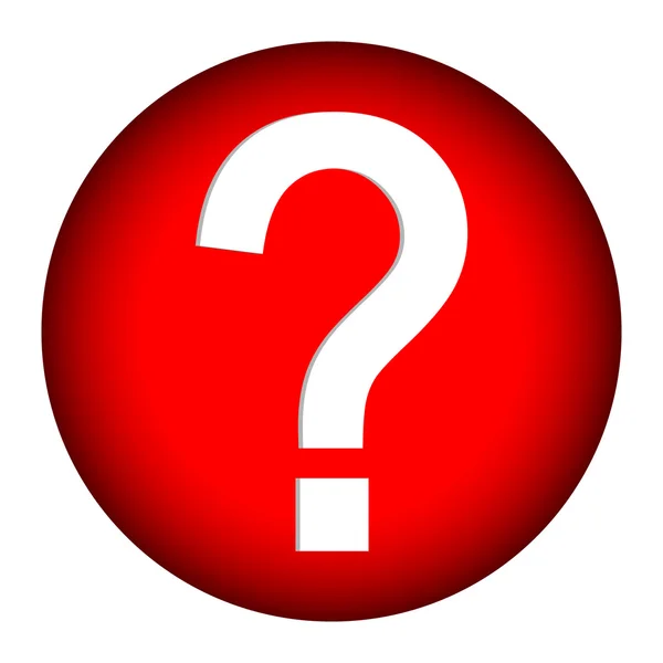 Question button — Stock Vector