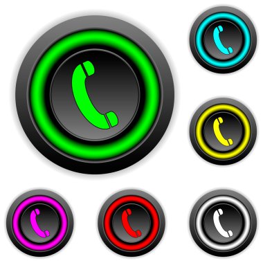 telefon düğme kümesi