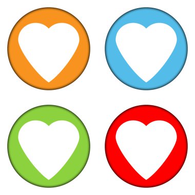 aşk düğme kümesi