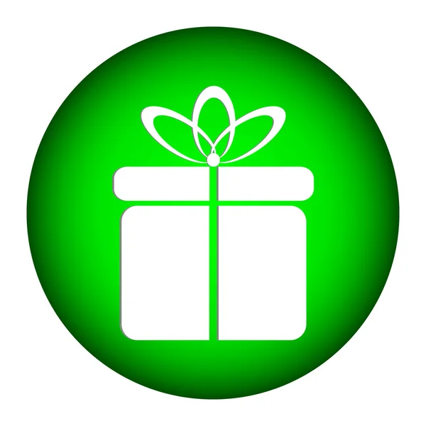 Bouton cadeau — Image vectorielle