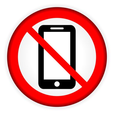 telefon vektör iz yok