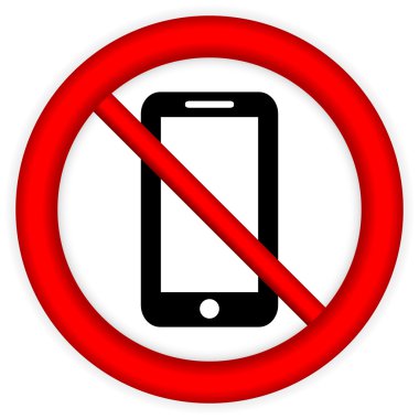 telefon vektör iz yok