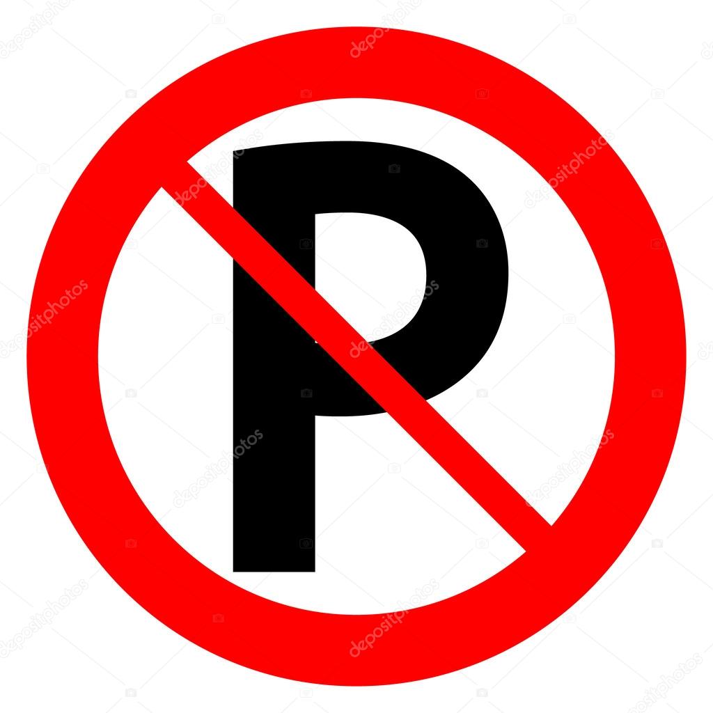 No parking sign icon