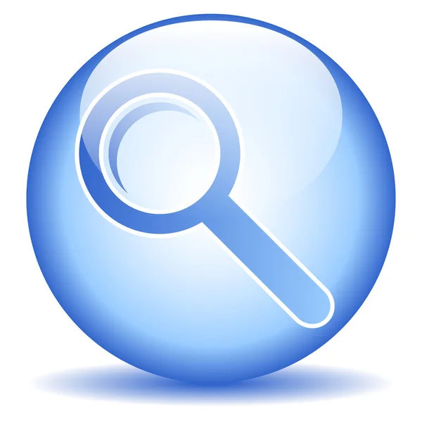 Search sign button — Stock Vector