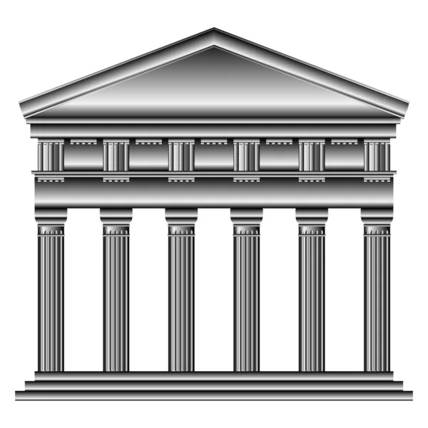 Doric temple — Stock Vector