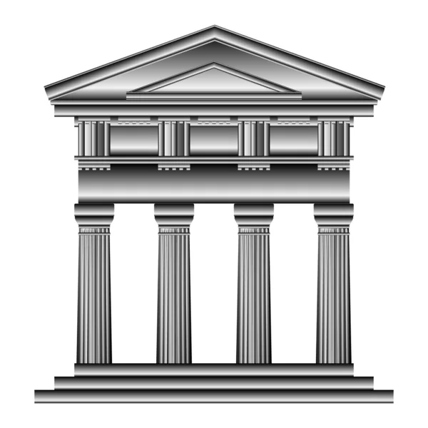 Doric temple — Stock Vector
