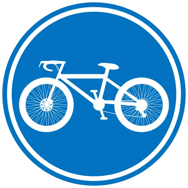 Bicycle sign — Stock Vector