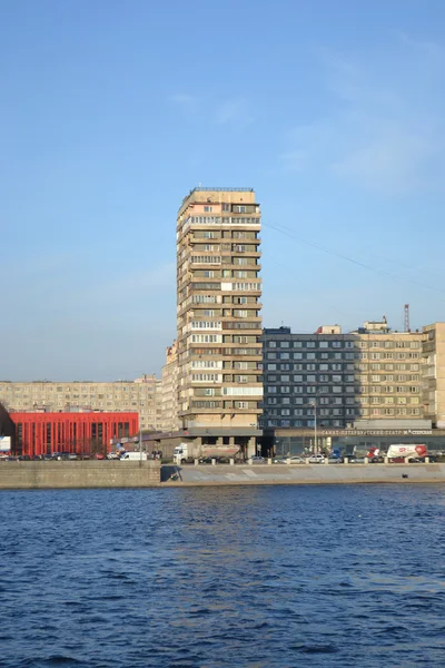 October Embankment in Petersburg — Stock Photo, Image