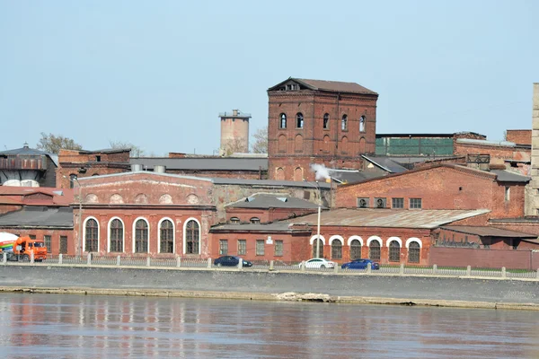 De gamla fabriksbyggnaderna, st.petersburg — Stockfoto