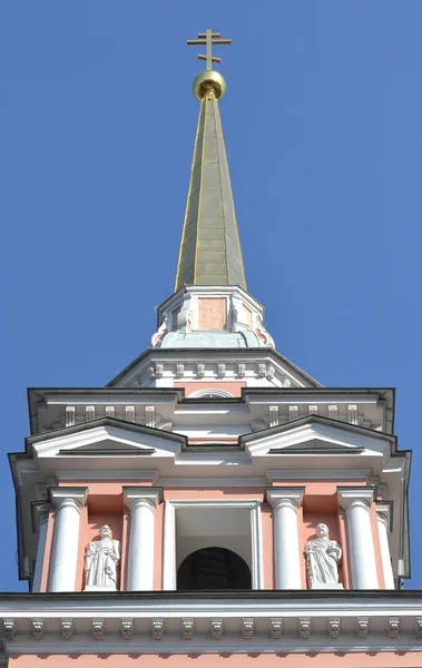 Steeple of the church of Cyril and Methodius — Stock Photo, Image