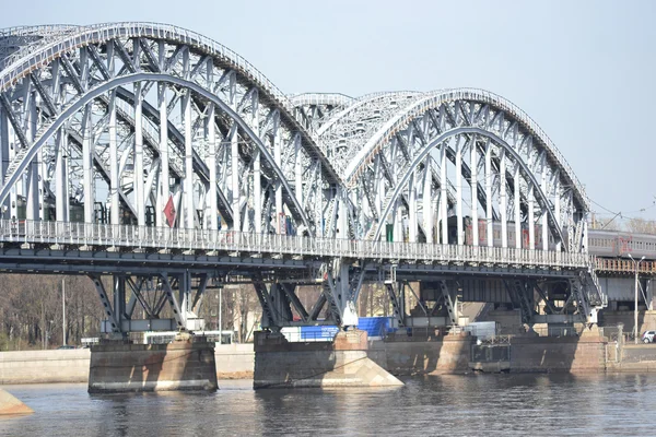 Finlandia Ponte ferroviario, San Pietroburgo . — Foto Stock