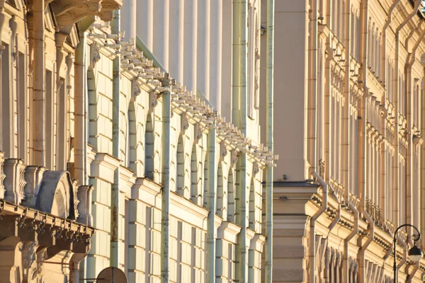 Fasader av byggnader på palace vallen — Stockfoto