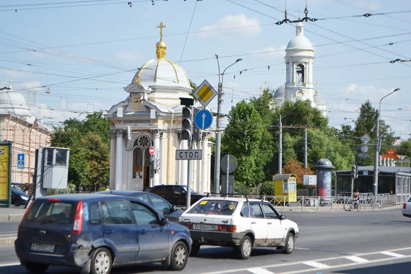 Calle en el centro de San Petersburgo — Foto de Stock