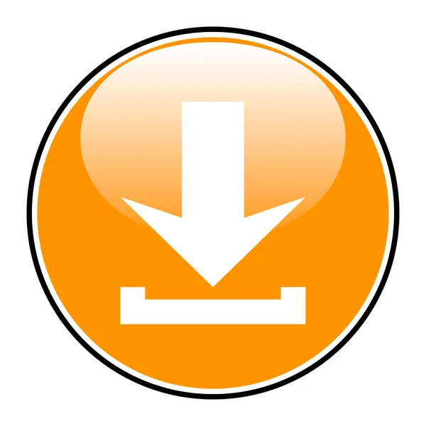 Arrow ícone de download — Vetor de Stock
