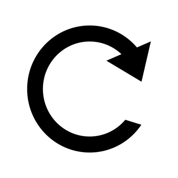 Répéter l'icône signe — Image vectorielle