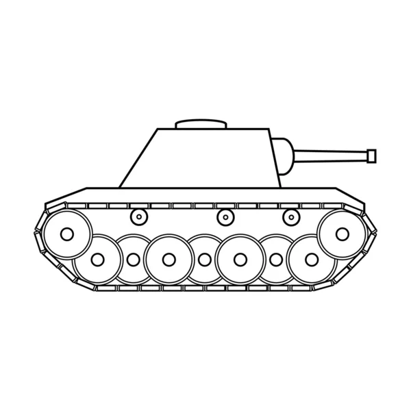 Panzer pictogram — Stockvector