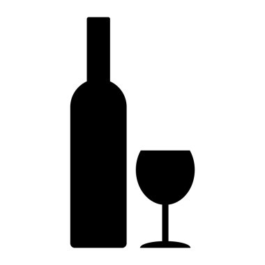 şişe ve glasse simgesi