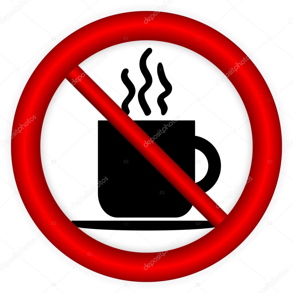 No coffee cup sign ⬇ Vector Image by © konstsem Vector Stock 46366697