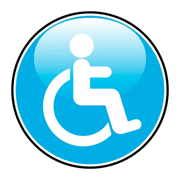 Segno icona disabilitato — Vettoriale Stock