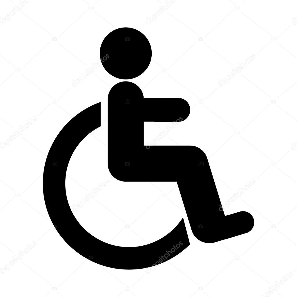 Disabled icon sign