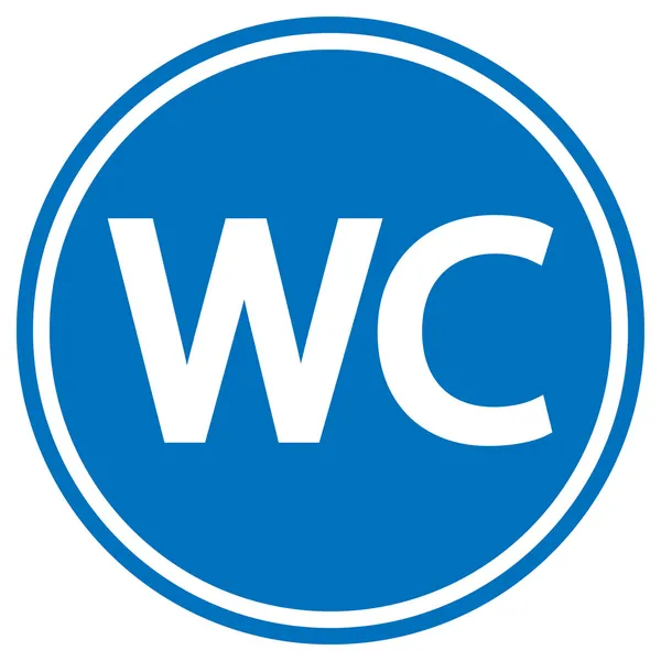 WC teken — Stockvector