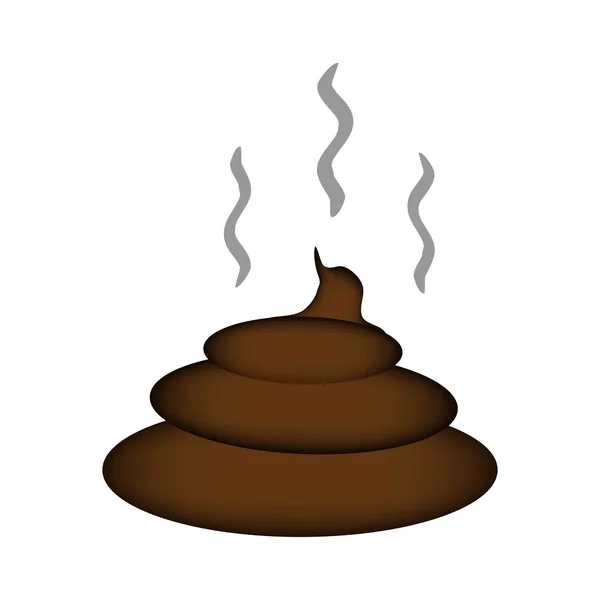 Shit icon — Stock Vector