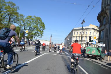 st.petersburg Caddesi'nde yarış döngüsü