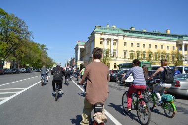 st.petersburg Caddesi'nde yarış döngüsü