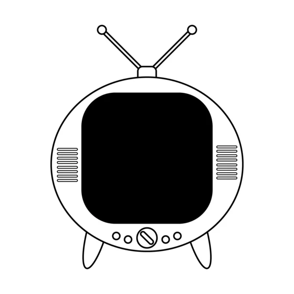 Ikonen för TV — Stock vektor