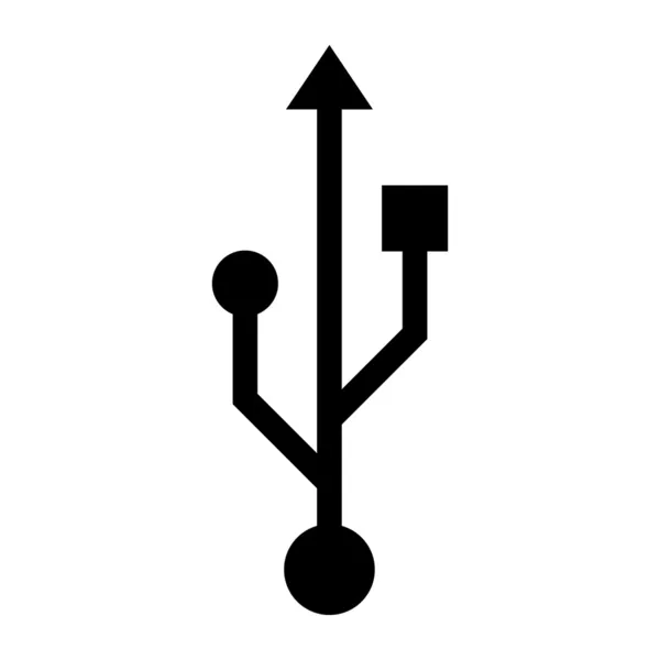 USB-pictogram — Stockvector