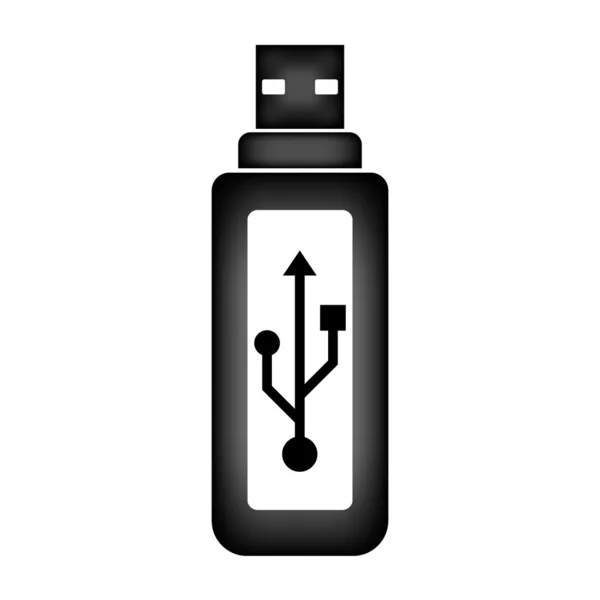 Usb flash icon — Stock Vector