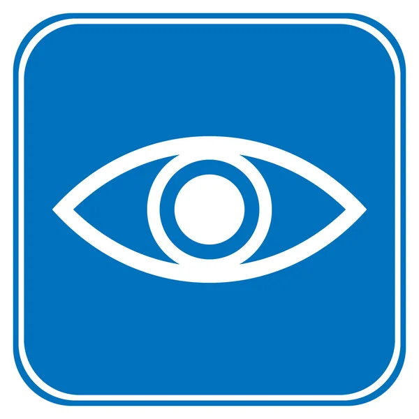 Botón de ojo — Vector de stock