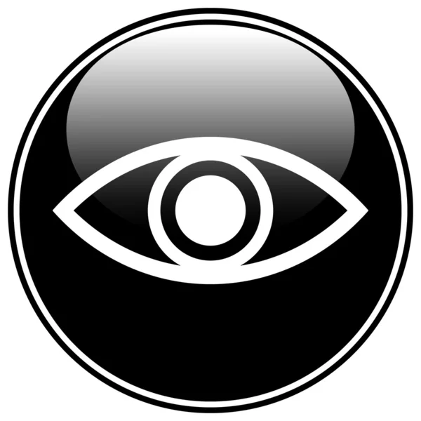Eye button — Stock Vector