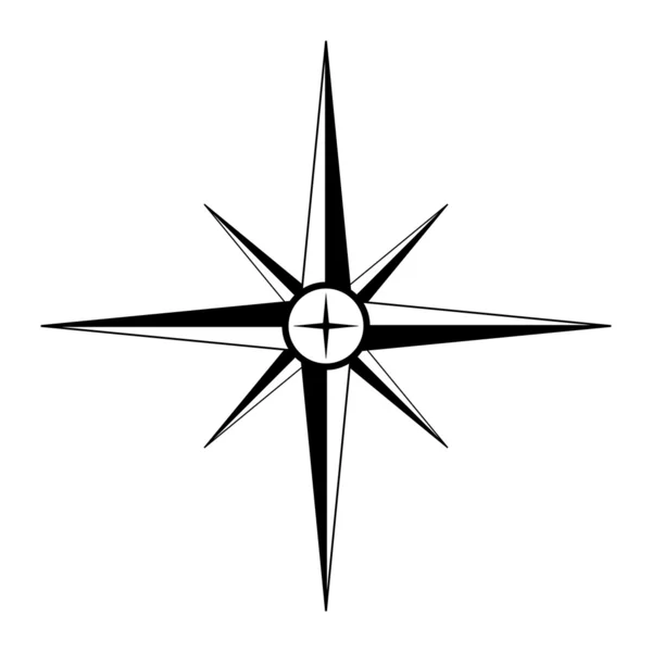 Brújula icono — Vector de stock