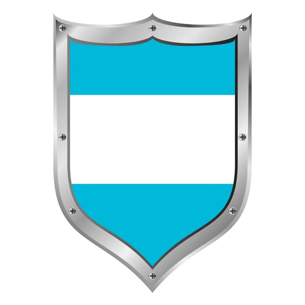 Bouton drapeau argentine . — Image vectorielle