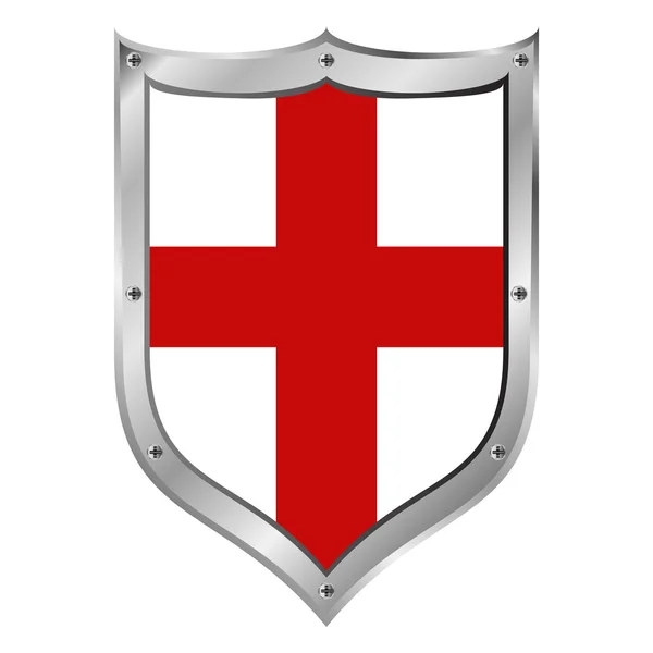 Botón bandera de Inglaterra . — Archivo Imágenes Vectoriales