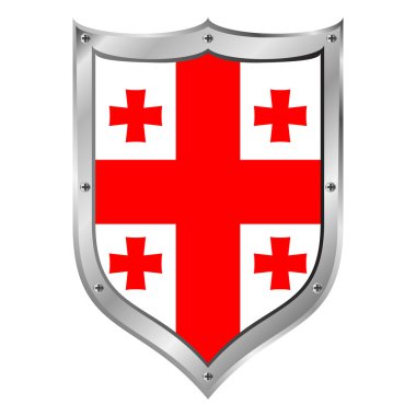 Gürcistan bayrağı düğmesi.