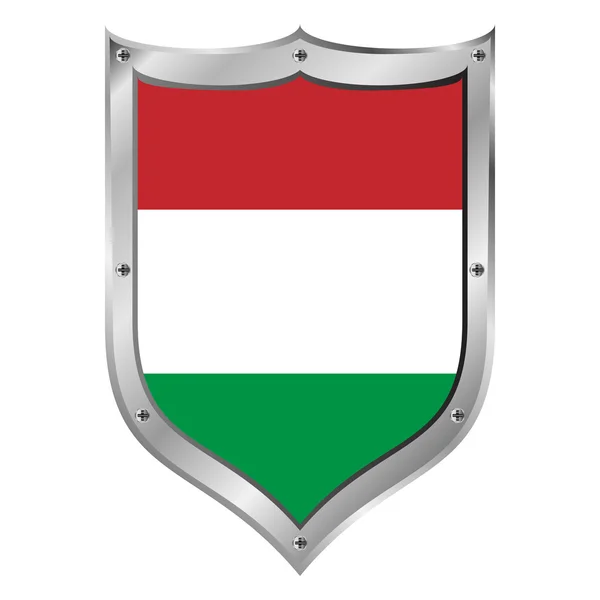 Magyarország jelző gomb. — Stock Vector