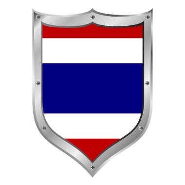 Tayland bayrağı düğmesi.
