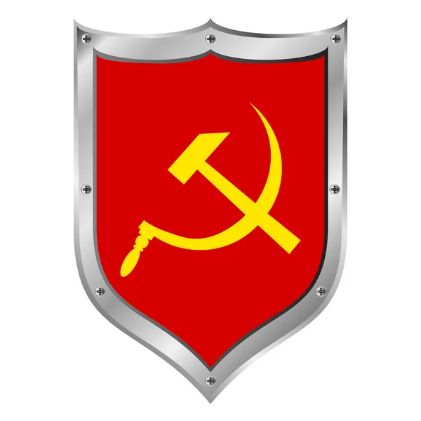 Bouton drapeau URSS . — Image vectorielle