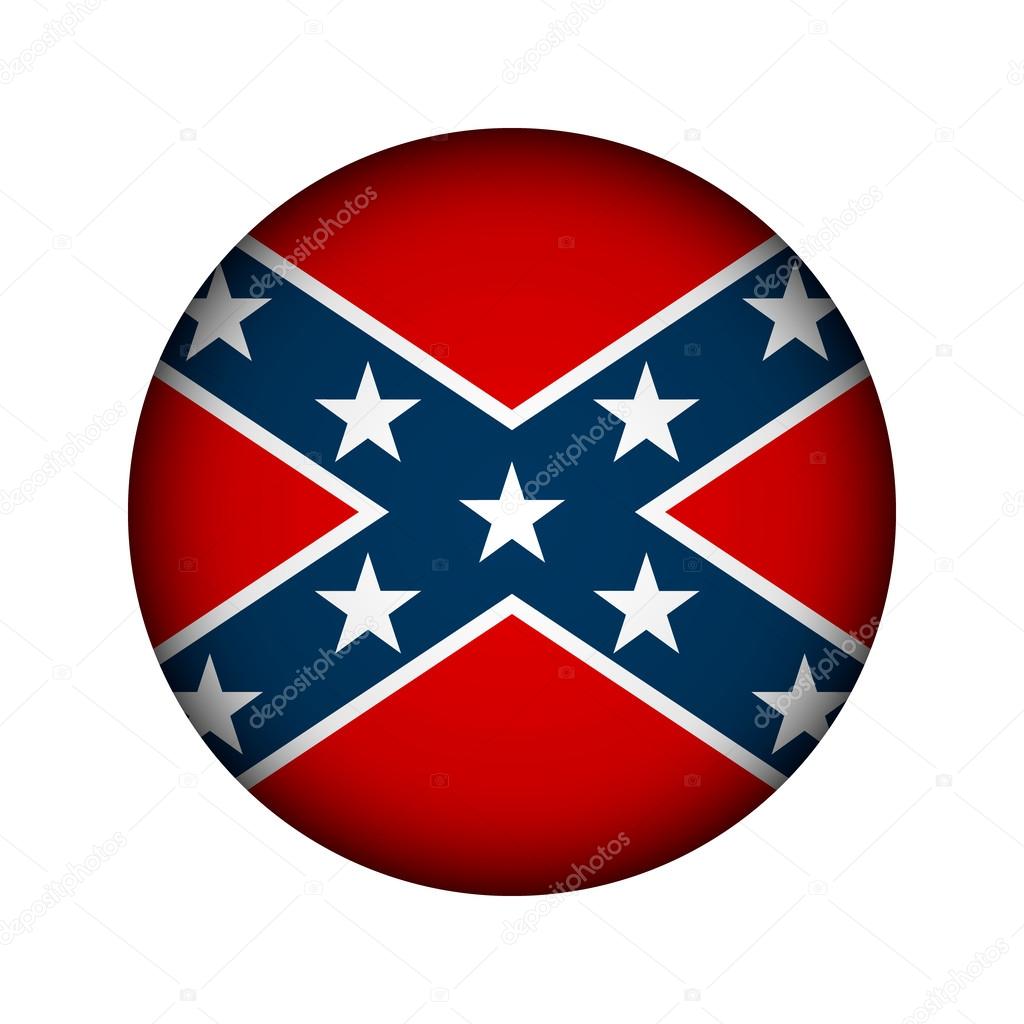 The Confederate flag button