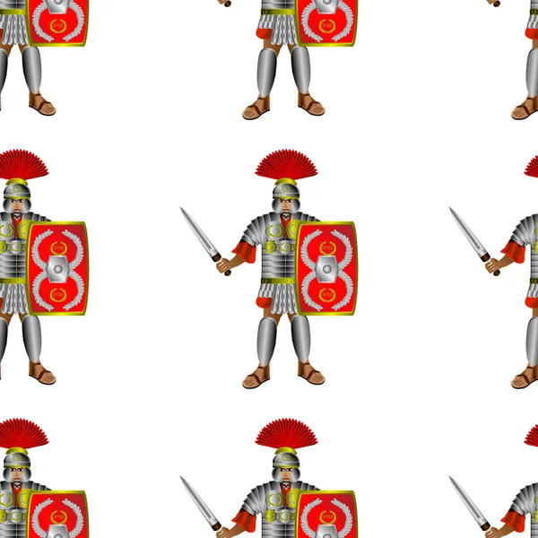 Wzór rzymskich legionistów — Wektor stockowy